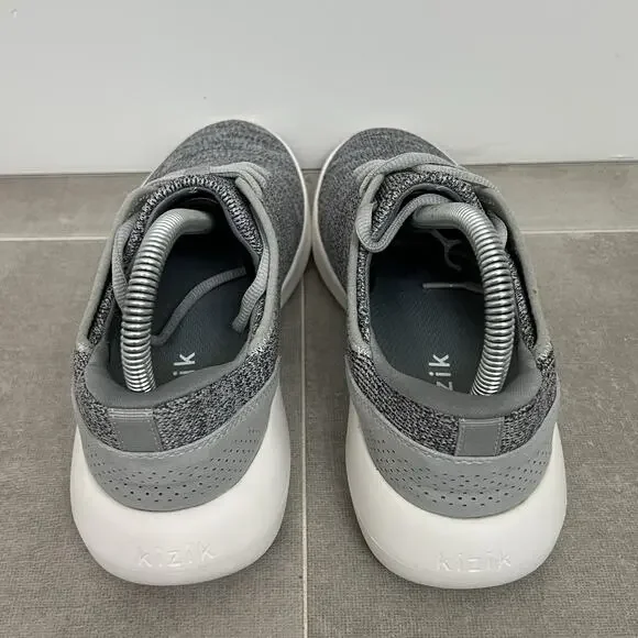 Kizik Madrid Eco Knit Mens 6.5/Womens 8 Gray Hands Free Comfort Sneaker Shoes - Picture 5 of 7